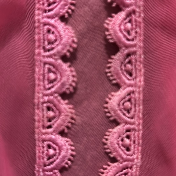 Pink Sheer Lace Nightie - Picture 10 of 14